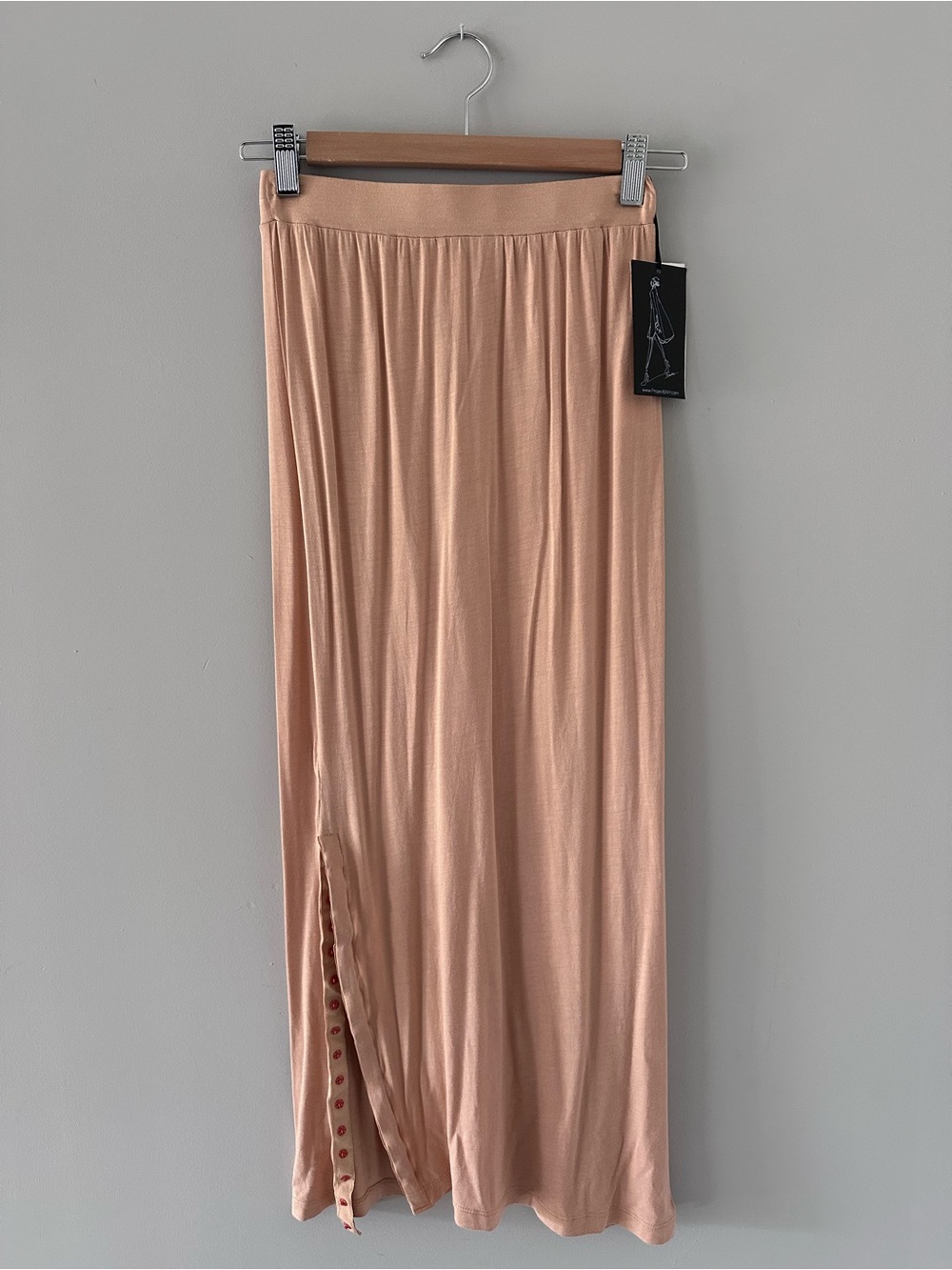 Peach Maxi Skirt